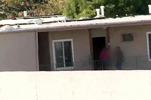 White Teen Fucks Two Guys