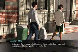 nursing back to pleasure in this cute teen outfit during the game