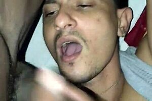 He shoved his big black cock in my mouth until cumming