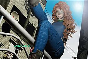 eternum 57 with fat curvy mature boobs in 3d anime outfit