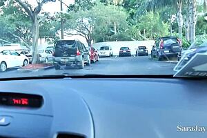 busty milf sara jay rides monster cock driver shaundam for creampie