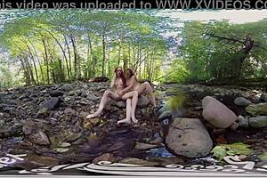 I saw Ana, Molly, and Belle yanking and cumming outdoors