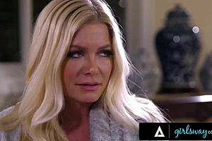 girlsway milf recovers with rough sex and scissoring her stepbae