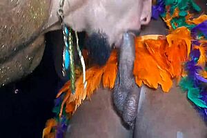 Brazilian orgy with anal and blowjob action