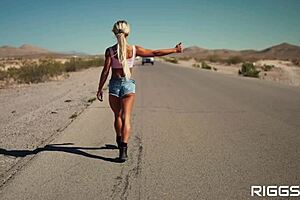 I’m Shaking as Fit Kitty with Big Tits Cums Hard in Public!