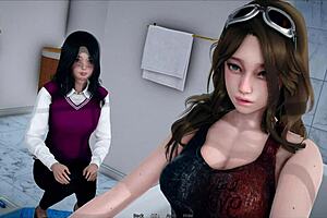 my bully turned into my lover with big tits 😍