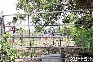 Bffs tease cock of a horny lad!