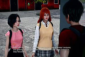 My bully is my lover, she said with big tits