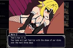 Survivors in hentai game getting bent over and fucked