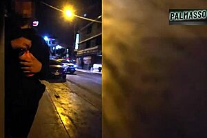 Estaba esperando a mi novio en la tienda pero un desconocido me convenció para grabar un video espero que mi novio no se entere que tengo la corrida de otra persona en mi panocha porque el condón se rompió