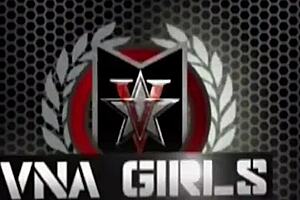 Blonde Vicky Vette receives cumshot on big tits after blowjob