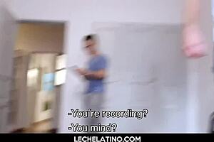 Those big dick Latinos had a hot gay threesome with a facial