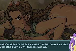 Akabur's Lara Croft blowjob guide in Star Chanel 34: Early part 92