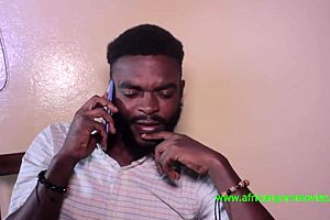 Threesome fucking fantasy of a businessman in the office