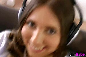 Amateur Teen 18+Ager Blowing Big Cock!