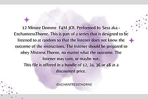 i'm your femdom mistress guiding you through this joi session, but oops i meant jerk off instructions for part 8 of 12