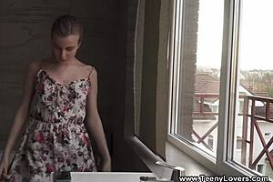 Watch these teeny lovers fuck perfectly with Lana Broks?