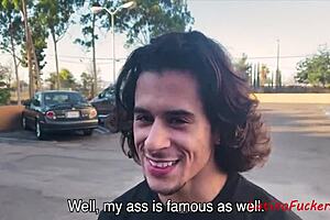 Brunette Latin Teen 18+ Boldly Engages In Gay Sex For Money With Spanking And Riding