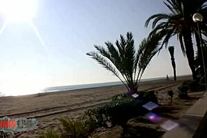 Chubby teen in stockings