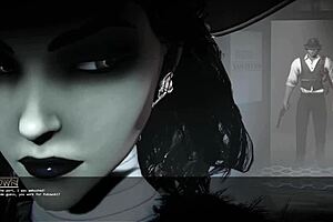 Sex in noir style 3d hentai 4k 60fps uncensored