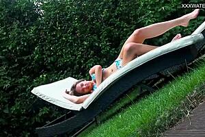 Irina Cage Nude Swimming Underwater