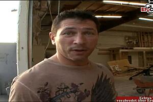 blonde girl with small natural tits gets pussy creampie after hot fuck