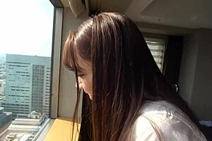 super cute asian teen films raw action with older buddy