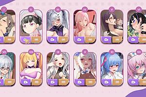 Hentai game features hot milf taking big cock with cum in mouth