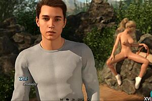 dreamland 26 - two hotties shower in nature with roleplay