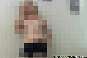 Real Orgasms in Femdom Humiliation Session