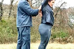 Stepmom gets pantsed in humiliating homemade fetish with huge ass housewife slut