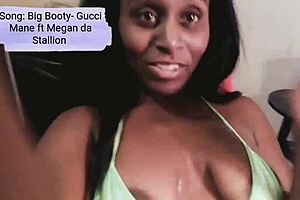 Wildcat Teasing With Ass Shake In G-String