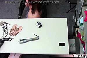 i cute teen shoplifter jojo kiss caught and fucked
