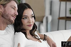 Rissa May dives into a steamy cabin fever sex role play scene.