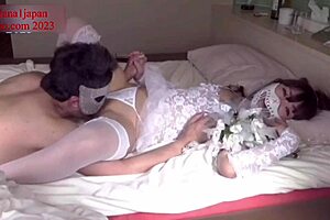 nana1japan gets massive creampie in wedding dress, confirming pregnancy