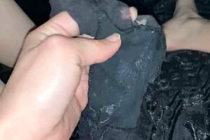 jerk off with your step sister's wet panties while she gives instructions