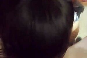 i give a blowjob with a mask on, deepthroat style