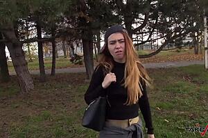 whoa, crazy homeless teen 18+ gets pounded raw in a moving car!