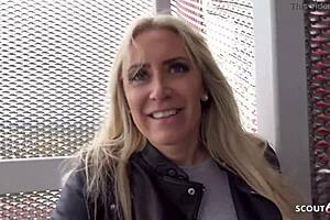 German Scout - Big Ass And Boobs Milf Karlie Pickup And Rough Fuck On Street