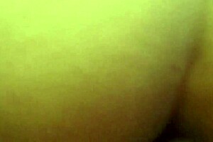 Black top cums on white bottom ass.