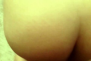 Black top cums on white bottom ass.