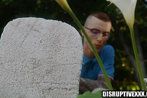 Widower enjoys gay sex with weird friend