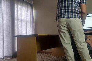 Boss Caught Fucking Secretary For Pay Raise