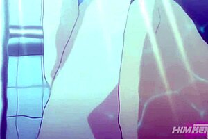 my friend is so hot, i can't stop eating her juicy anime tits