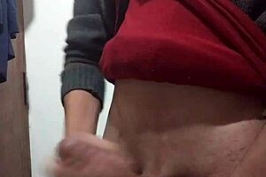 Hey, why are you jerking off with clothes on?