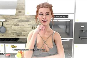 in my dream, karthik fucks riley with blowjob n footjob