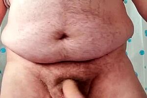 Chubby Guy Dildo Cum Compilation