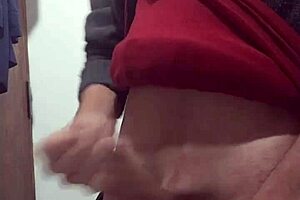 Hey, why are you jerking off with clothes on?