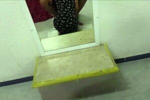 She gives oral to her boyfriend in a casual way.