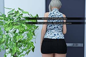 Milfy City Part 21: Blonde Slave Submits to Big Cock in 3D Cartoon BDSM Hardcore Pussy Play